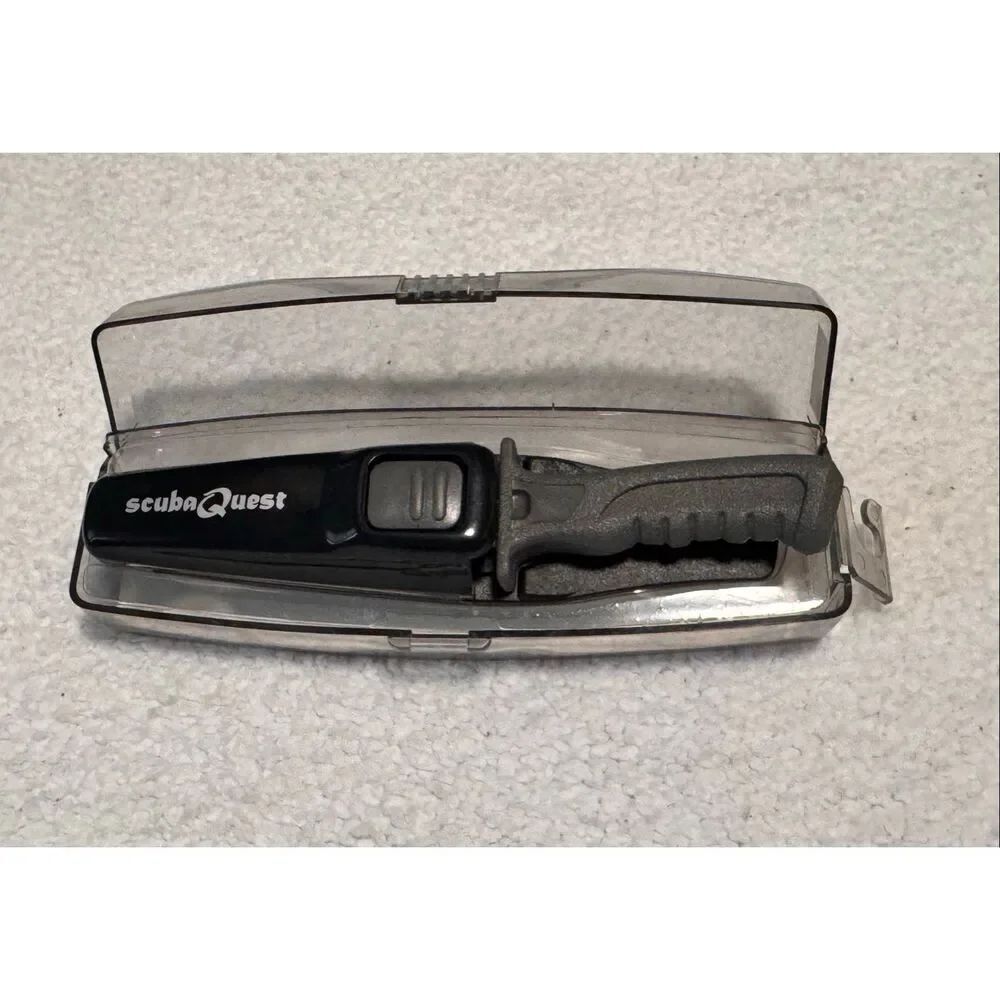 Scuba Quest Blunt Tip Diving Knife With Sheath